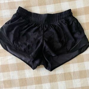Lululemon Hotty Hot Low Rise Shorts Black Camo